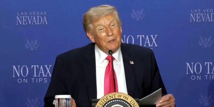 There could be a surprise tomorrow, Donald Trump