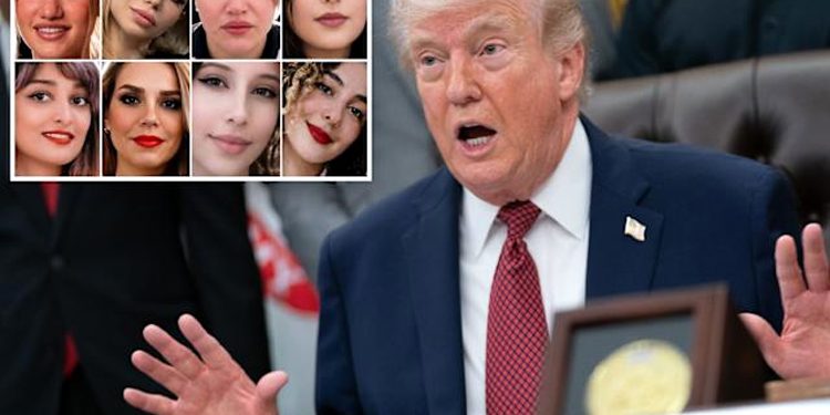 Trump's statement on the execution of 8 women in Iran is false