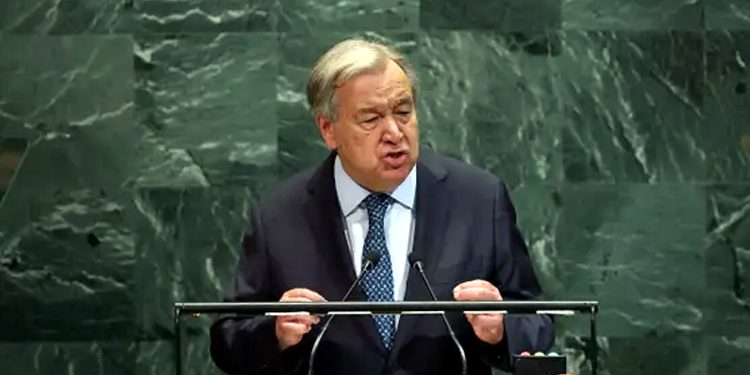 UN Secretary-General expresses concern over closure of Strait of Hormuz