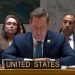 US Permanent Representative to the United Nations speaks at the National Security Council