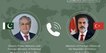 اسحاق ڈار اور ترکیہ کے وزیر خارجہ کا ٹیلیفونک رابطہ