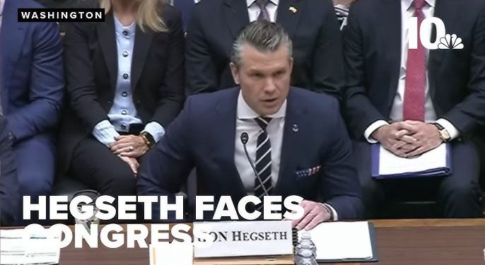 ایران جنگ کے بعد امریکی وزیر جنگ پہلی بار کانگریس کمیٹی کے سامنے پیش