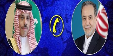 ایران ،سعودی عرب کے وزرائے خارجہ کا ٹیلیفونک رابطہ