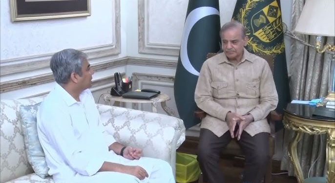 وزیراعظم سے وزیر داخلہ محسن نقوی کی ملاقات