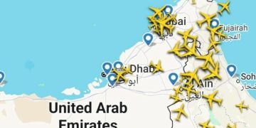 متحدہ عرب امارات کی فضائی حدود جزوی بند