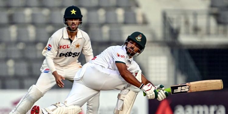 Bangladesh lead Pakistan by 156 runs on second day of Sylhet Test