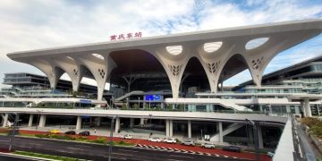 China has a railway station the size of 117 football fields