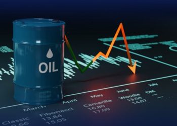 Crude oil price declines in the global market