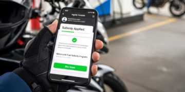 Digital way to get subsidy for motorcyclists