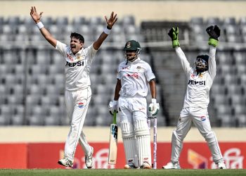 First Test match, Mohammad Abbas takes five wickets, Bangladesh are bowled out for 390 runs in the first innings