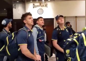 Pakistan and Australia teams arrive in Lahore