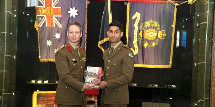 Pakistani cadet Sardar Arsam Abbas named Best Foreign Military Cadet at Australian Military College