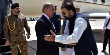 Prime Minister Shehbaz Sharif arrives in Quetta on a one-day visit