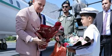 Prime Minister arrives in Gilgit-Baltistan on one-day visit