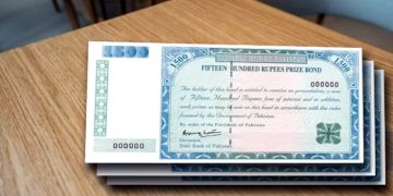 Raffle for prize bonds worth Rs. 1,500