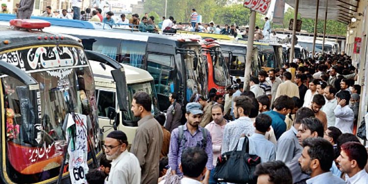 Rush at bus stands, railway stations as mission to celebrate Eid with loved ones