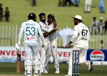 The first Test match between Pakistan and Bangladesh begins on May 8.