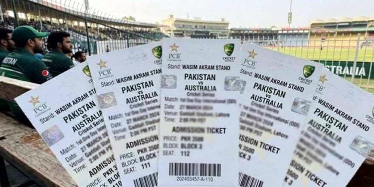 Ticket sales for Pak-Australia ODI series begin today