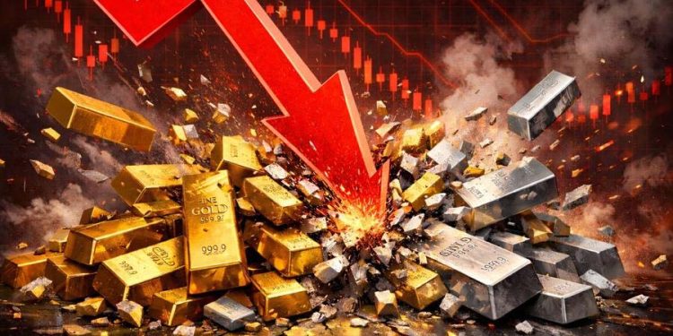 سونے اور چاندی کی قیمت میں بڑی کمی