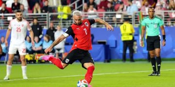 FIFA World Cup, Austria defeats Jordan