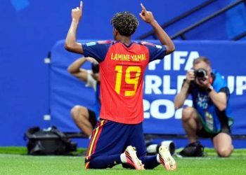 FIFA World Cup Spain defeats Saudi Arabia