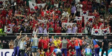 Football World Cup Mexico and South Korea win matches