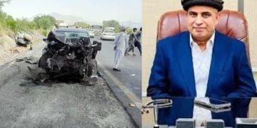 Former senator Taj Afridi died in an accident on the motorway