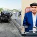 Former senator Taj Afridi died in an accident on the motorway