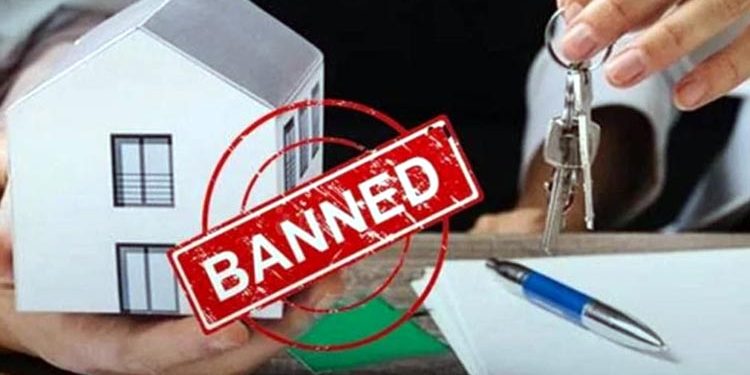 Important news for property buyers and sellers, new ban announced