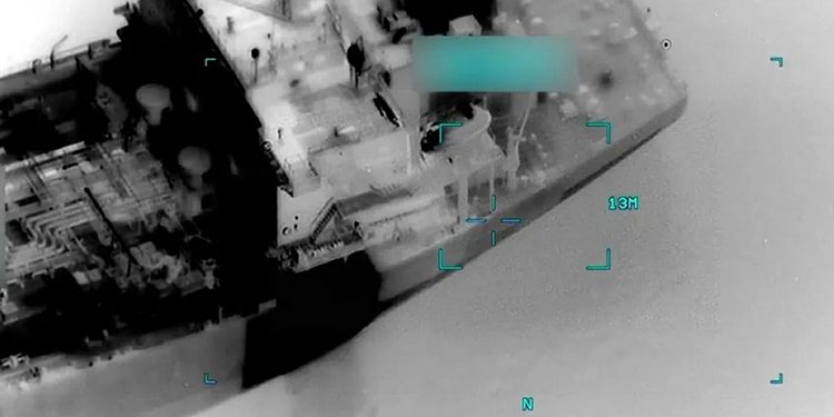 Indian oil tanker trying to break US blockade in Gulf of Oman destroyed in US attack