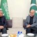 Interior Minister Mohsin Naqvi meets Jamaat-e-Islami Ameer Hafiz Naeem-ur-Rehman