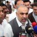اسد قیصر کی قیادت میں پی ٹی آئی وفد کی حکومتی ارکان سے ملاقات