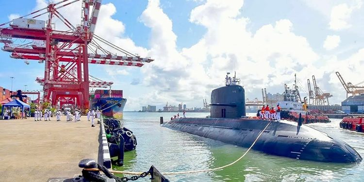 Pakistan's modern Hangor-class submarine arrives in Sri Lanka, creating a stir in the Indian Ocean