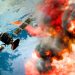 Secret war begins in space, destruction in space, everything ends