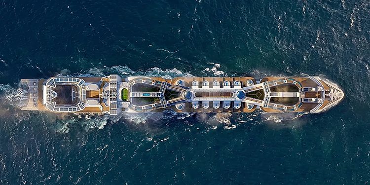 The world's largest floating city, with a capacity to house 80,000 people