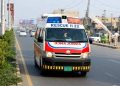 Tourist van catches fire in Murree, 4 killed