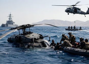 US Apache gunship helicopter crashes near Strait of Hormuz