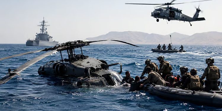US Apache gunship helicopter crashes near Strait of Hormuz