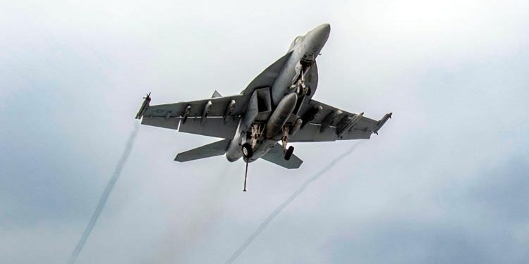 US Army FA-18 Hornet crashes during training flight