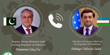 Uzbek Foreign Minister contacts Ishaq Dar, congratulates him on signing Islamabad MoU