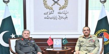 ترک بری افواج کے کمانڈر کی فیلڈ مارشل عاصم منیر، نیول و ایئر چیف سے ملاقاتیں