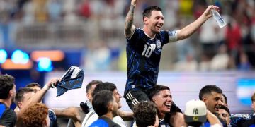 Argentina reached the FIFA World Cup final by defeating England.