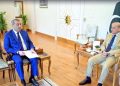 Azerbaijani Ambassador's farewell meeting with Prime Minister Shehbaz Sharif