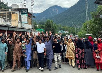 Elections in Azad Kashmir clashes reported in several areas; a ballot box was set on fire.
