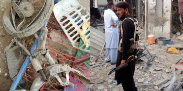 Explosion in South Waziristan; 2 police personnel martyred.