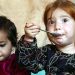 Food crisis in Afghanistan severe; 90% of children affected.