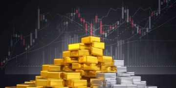 سونے کی قیمت میں اضافہ، چاندی سستی