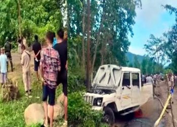 IED attack on Indian convoy in Nagaland; one soldier killed, four injured.