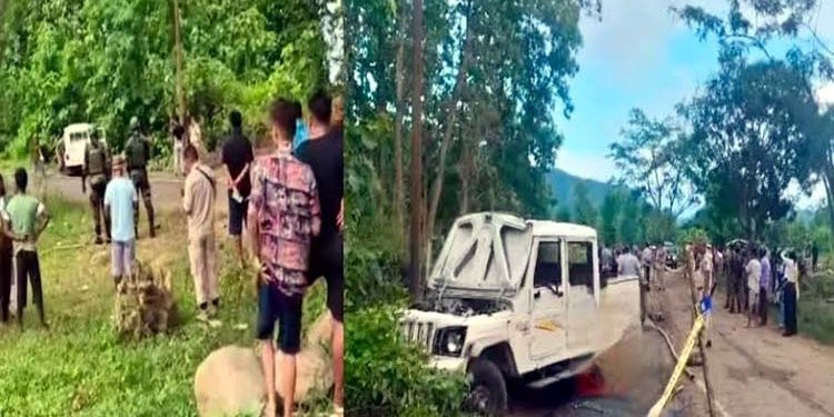 IED attack on Indian convoy in Nagaland; one soldier killed, four injured.