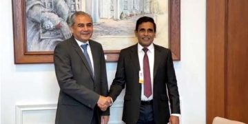 Interior Minister Mohsin Naqvi meets his Sri Lankan counterpart in New York.